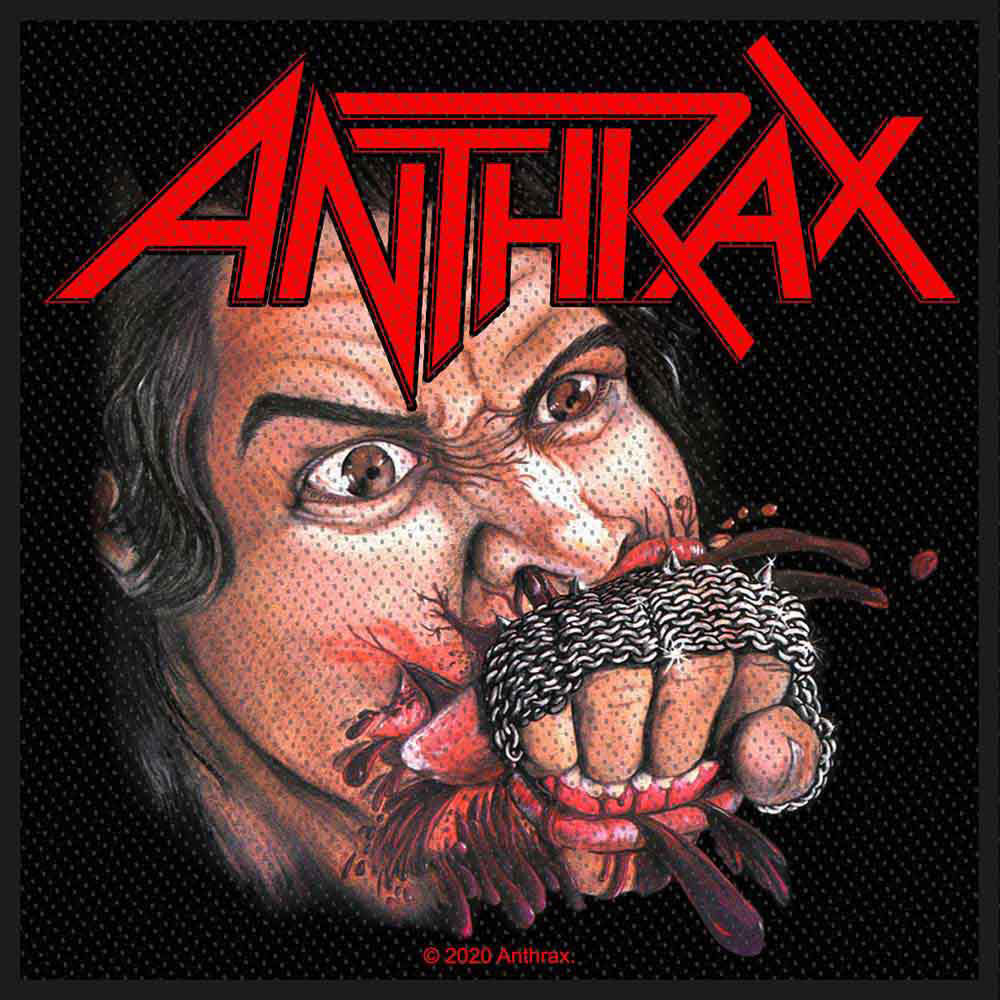 Anthrax Fistful Of Metal Woven Patch Front
