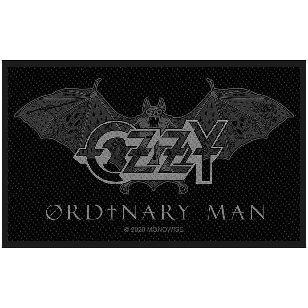 Ozzy Osbourne Ordinary Man Woven Patch Front