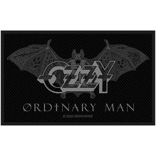 Ozzy Osbourne Ordinary Man Woven Patch Front