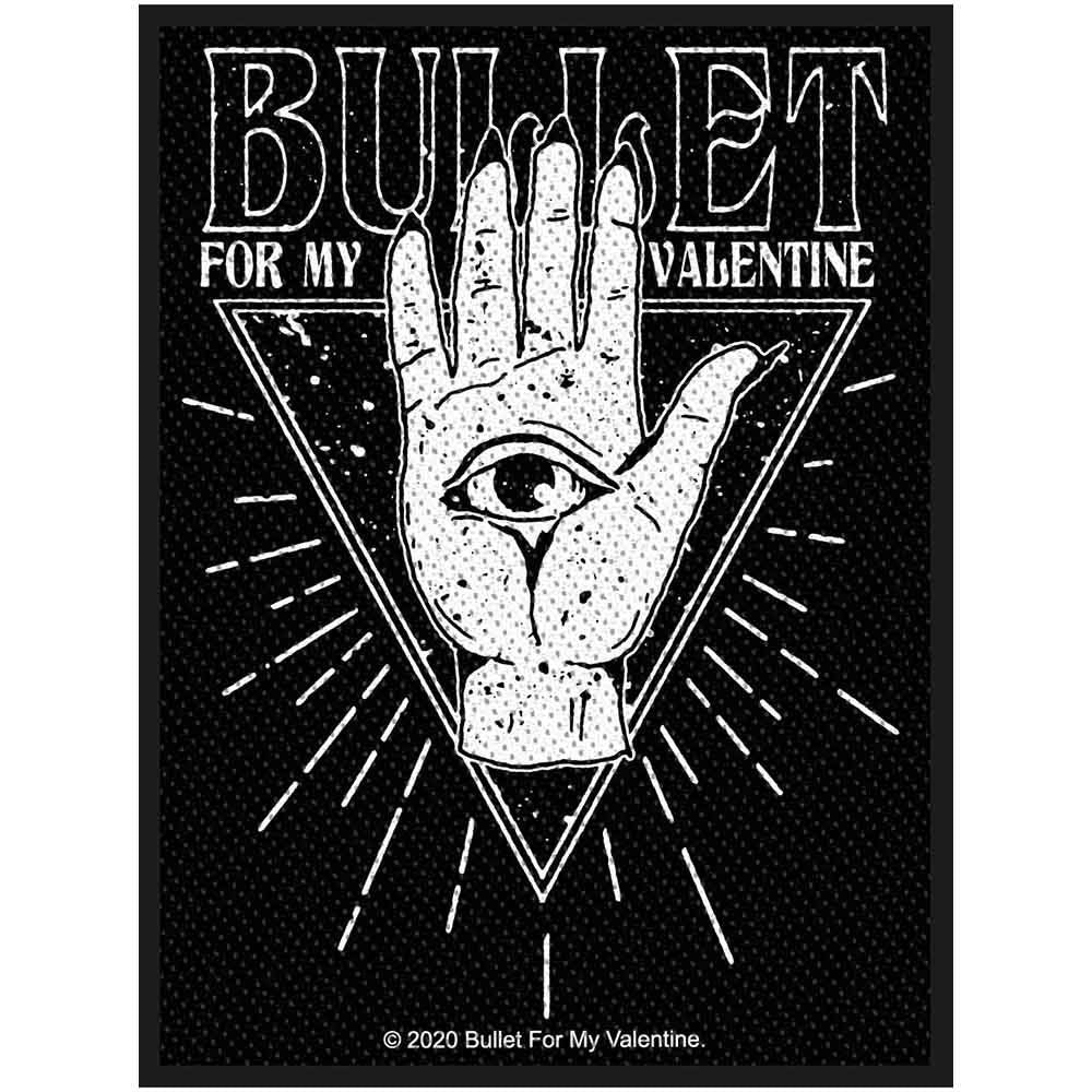 Bullet For My Valentine All Seeing Eye Woven Patch Front