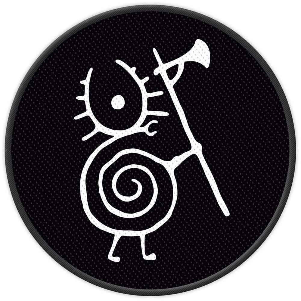 Heilung Warrior Snail Woven Patch Front