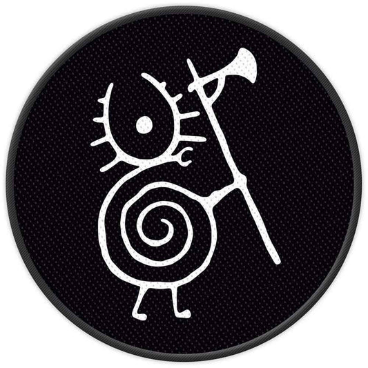 Heilung Warrior Snail Woven Patch Front