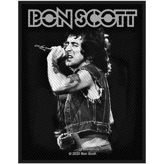 Bon Scott Woven Patch Front