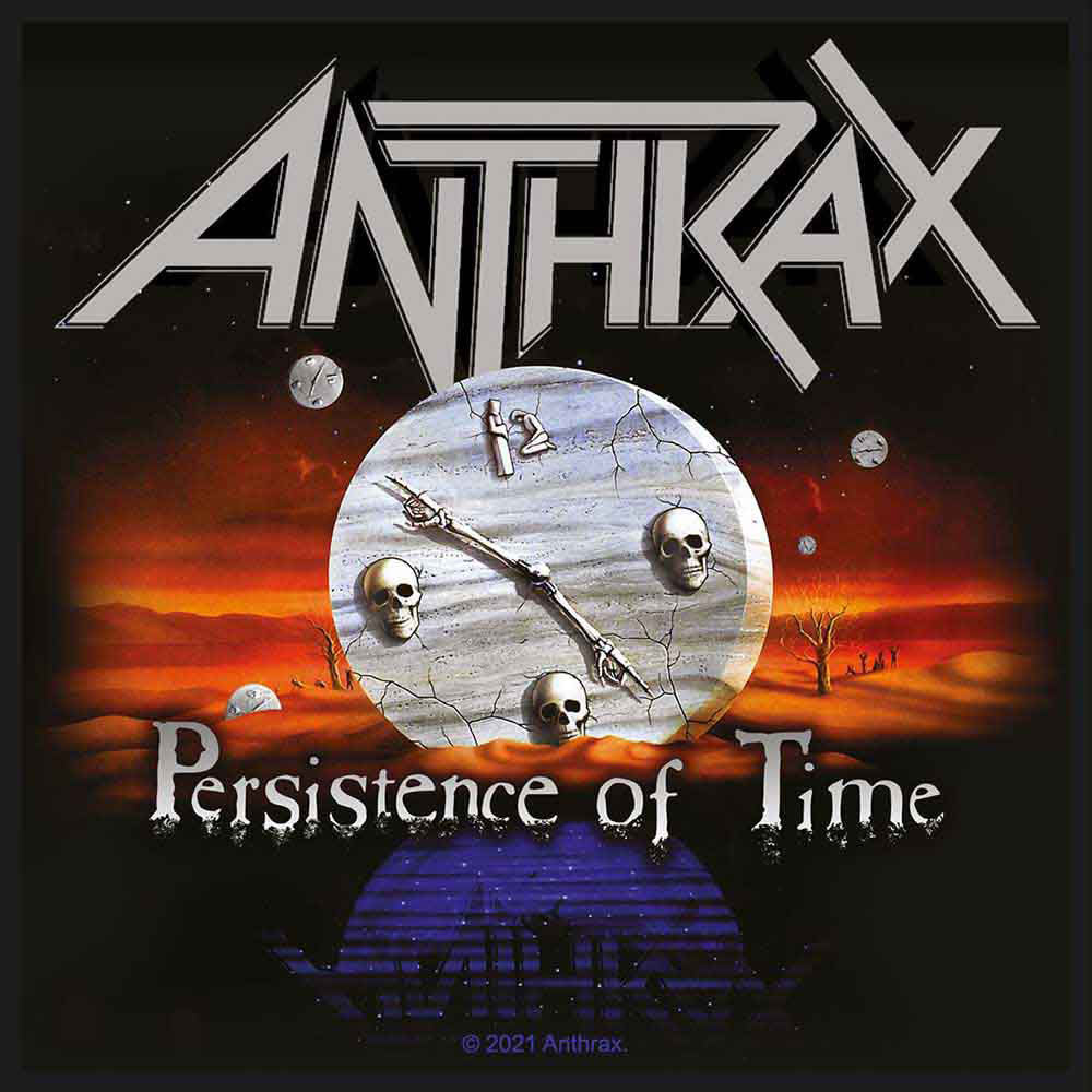 Anthrax Persistance Of Time Woven Patch Front