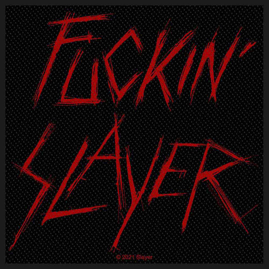 Fuckin' Slayer Woven Patch Front