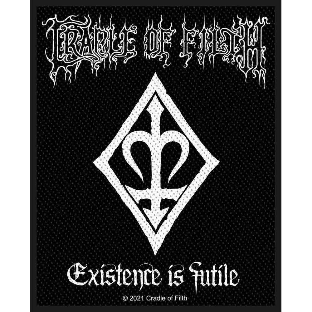 Cradle Of Filth Existance Is Futile Woven Patch Front