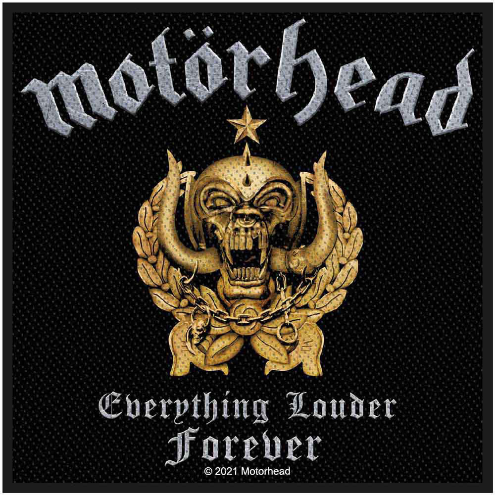 Motorhead Everything Louder Forever Woven Patch Front