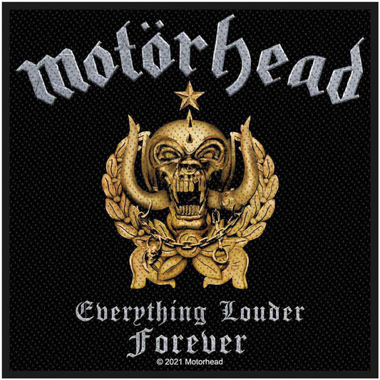 Motorhead Everything Louder Forever Woven Patch Front