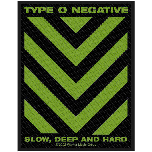 Type O Negative Slow, Deep & Hard Woven Patch Front