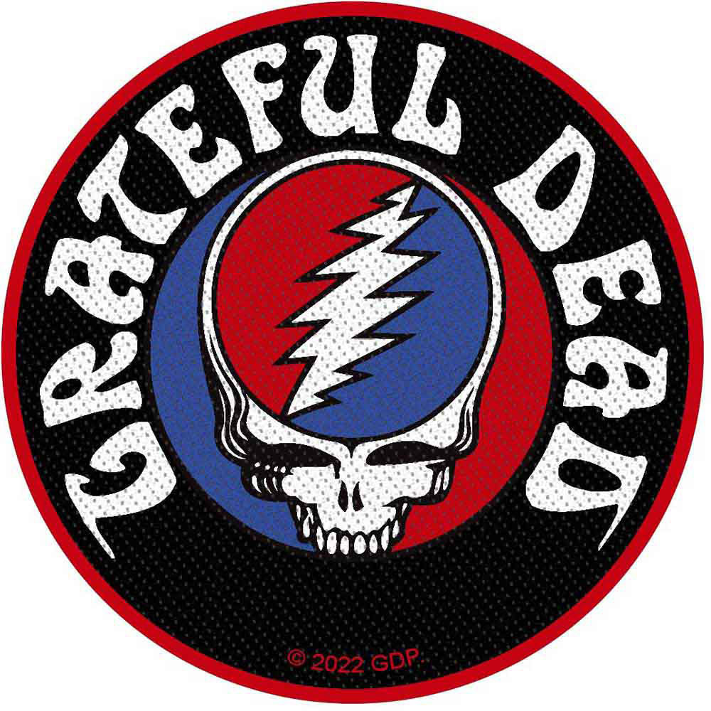 Grateful Dead Syf Circle Woven Patch Front