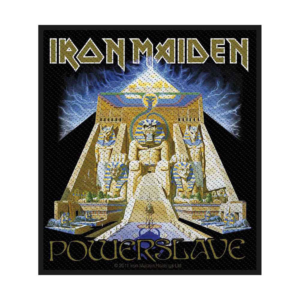 Iron Maiden Powerslave Woven Patch Front