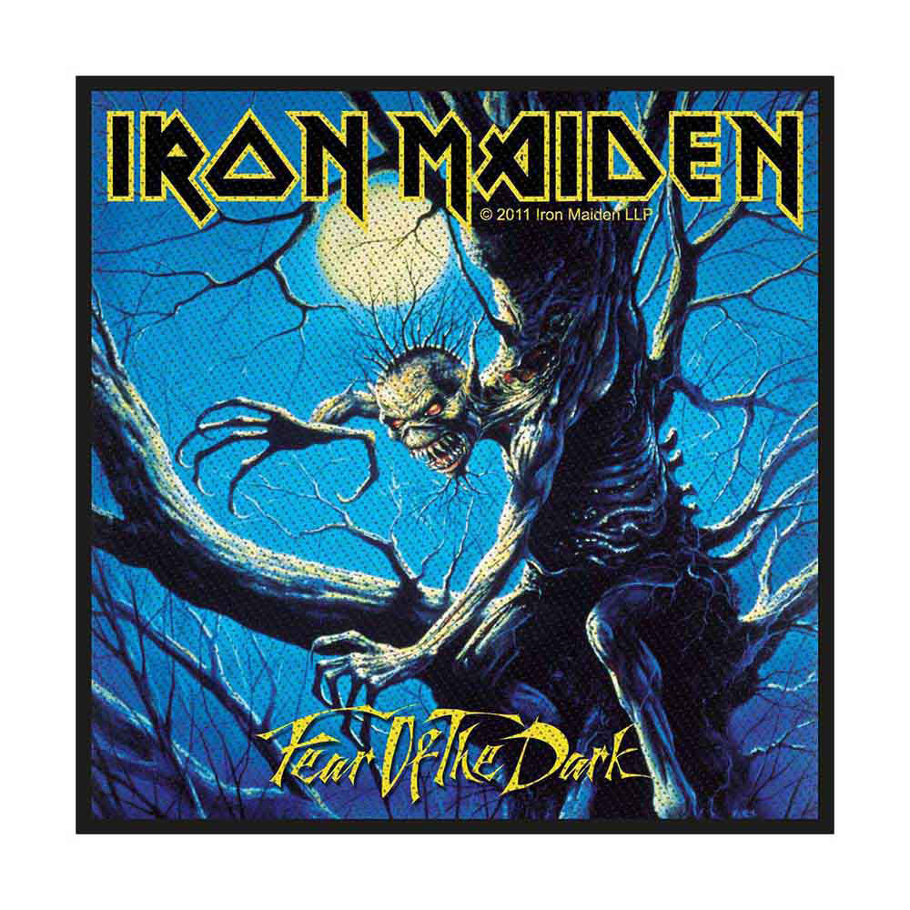 Iron Maiden Fear Of The Dark Woven Patch Front