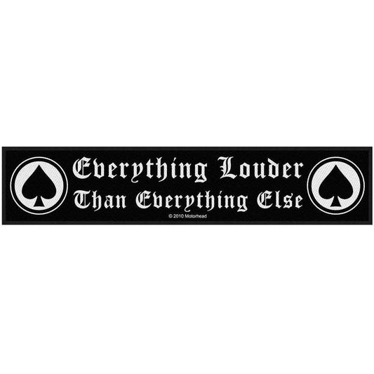 Motorhead Everything Louder Strip Back Patch Front