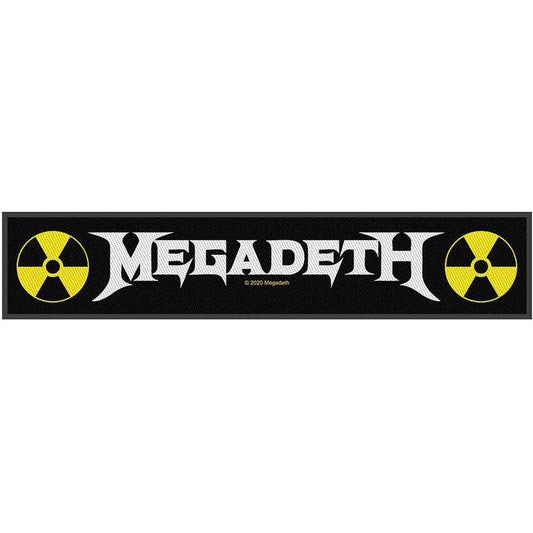 Megadeth Logo Strip Back Patch Front