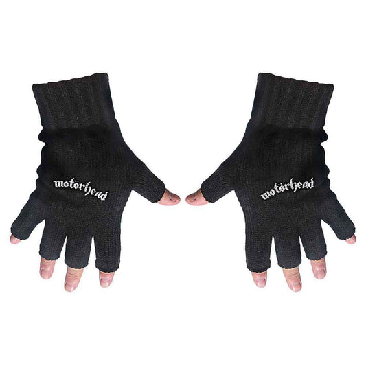 Motorhead Logo Knit Gloves Front