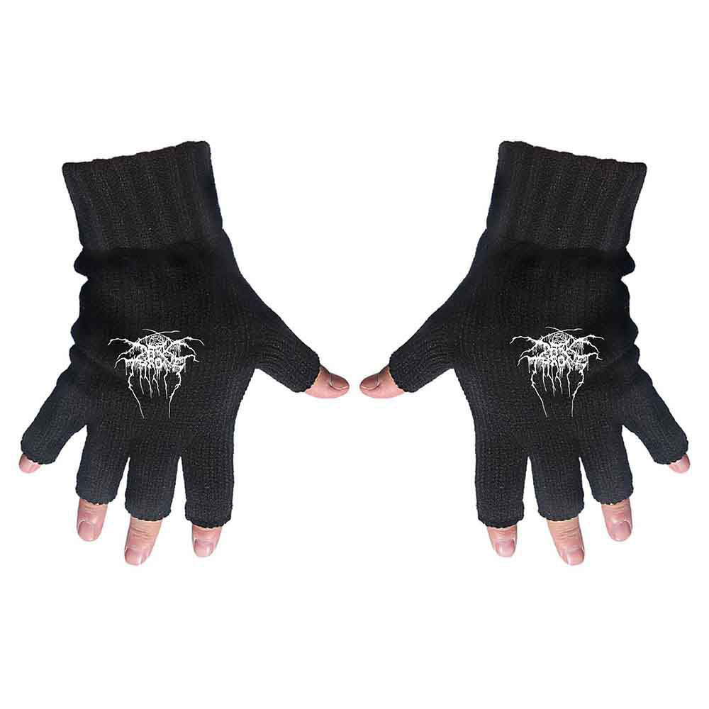 Dark Throne Logo Knit Gloves Front