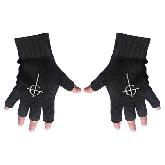 Ghost Cross Knit Gloves Front