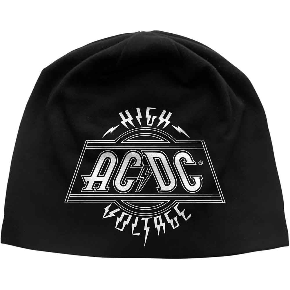 AC/DC Voltage Beanie Front