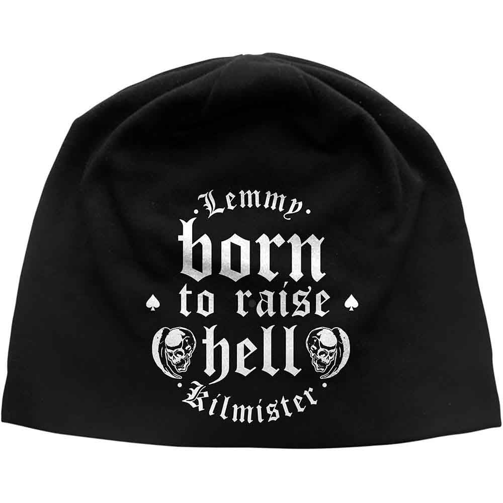 Lemmy Born To Raise Hell Beanie Front
