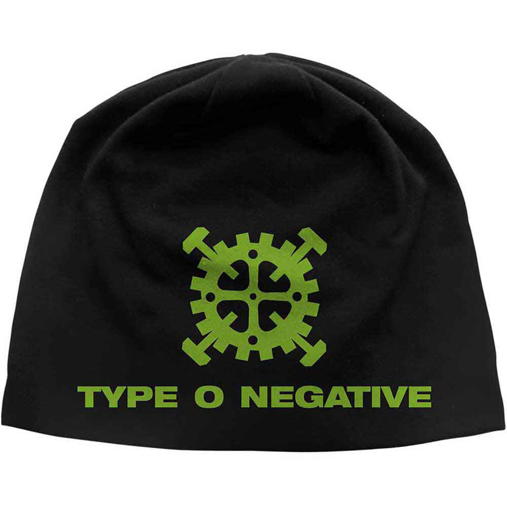 Type O Negative Gear Logo Jd Print Beanie Front