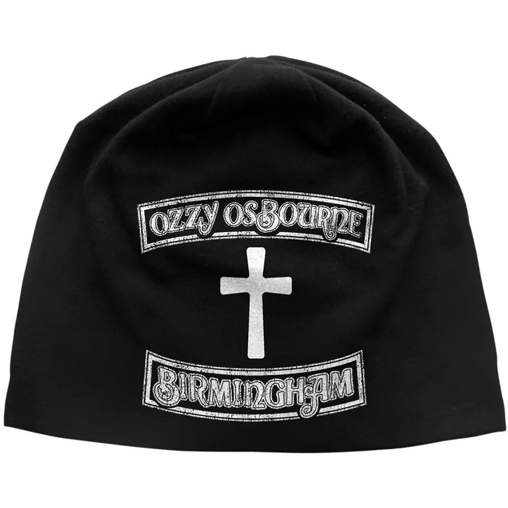 Ozzy Osbourne Birmingham Jd Print Beanie Front
