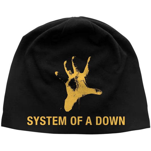 System Of A Down Hand Jd Print Beanie Front