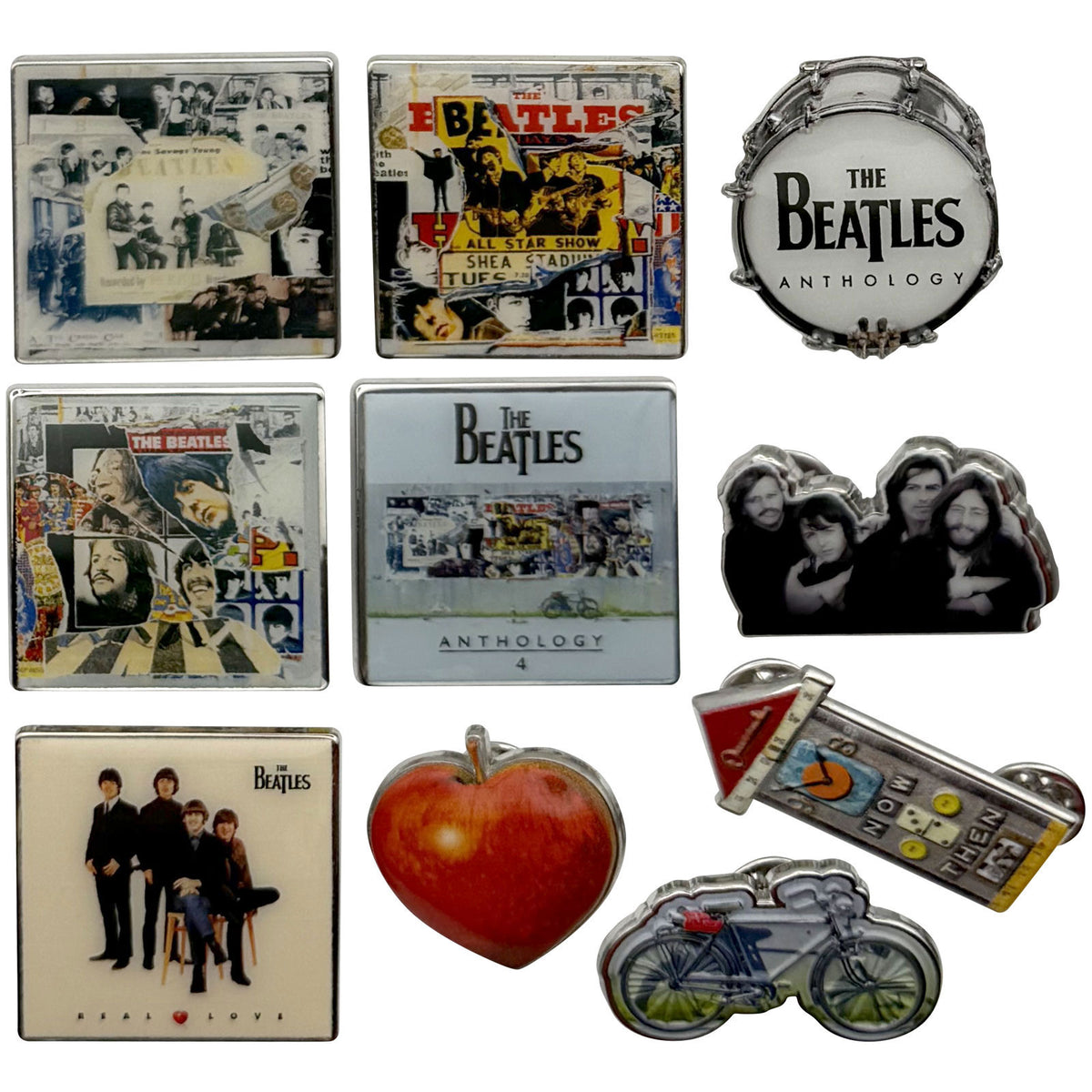 Beatles Anthology Pewter Pin Badge Alt 2