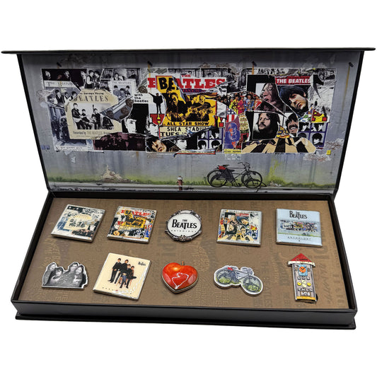 Beatles Anthology Pewter Pin Badge Front