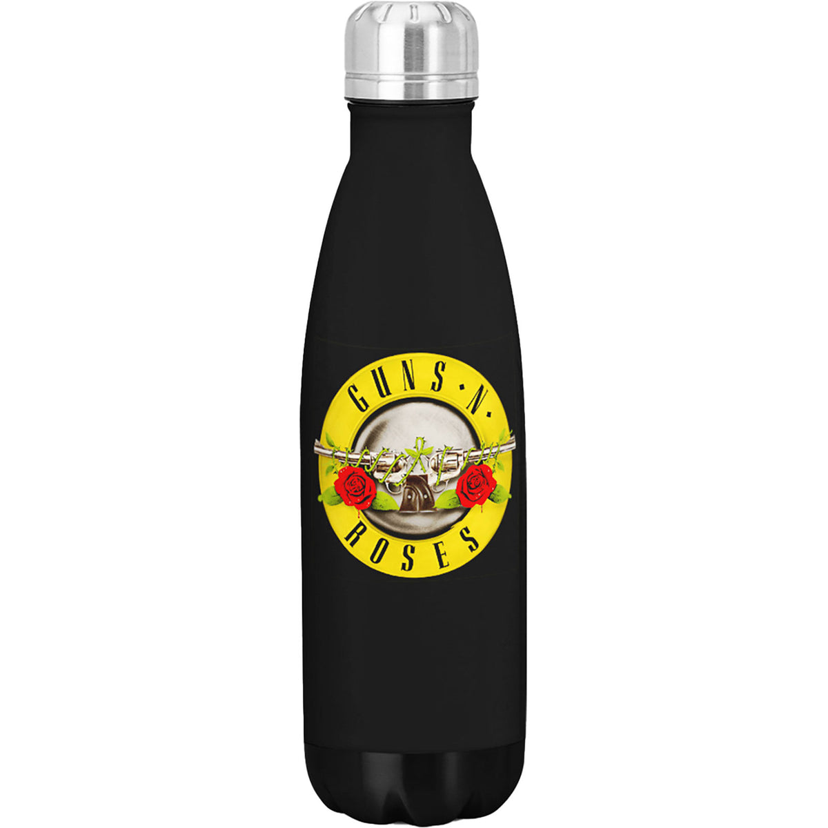 Guns N Roses Guns N' Roses Roses Water Bottle Front