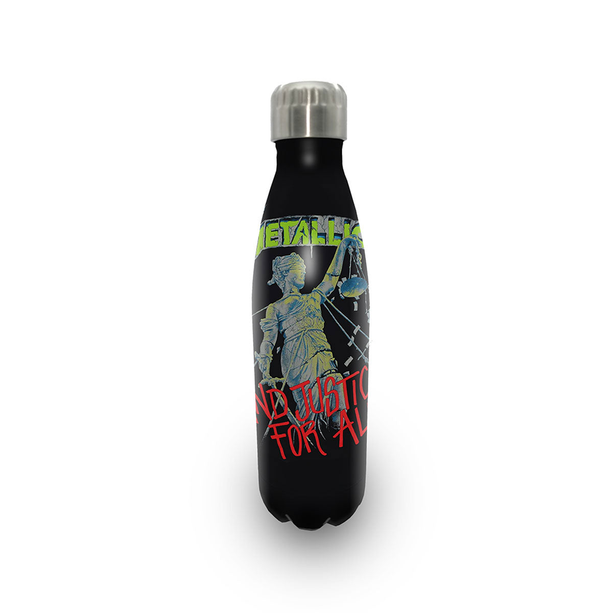 Metallica Justice For All Water Bottle Front