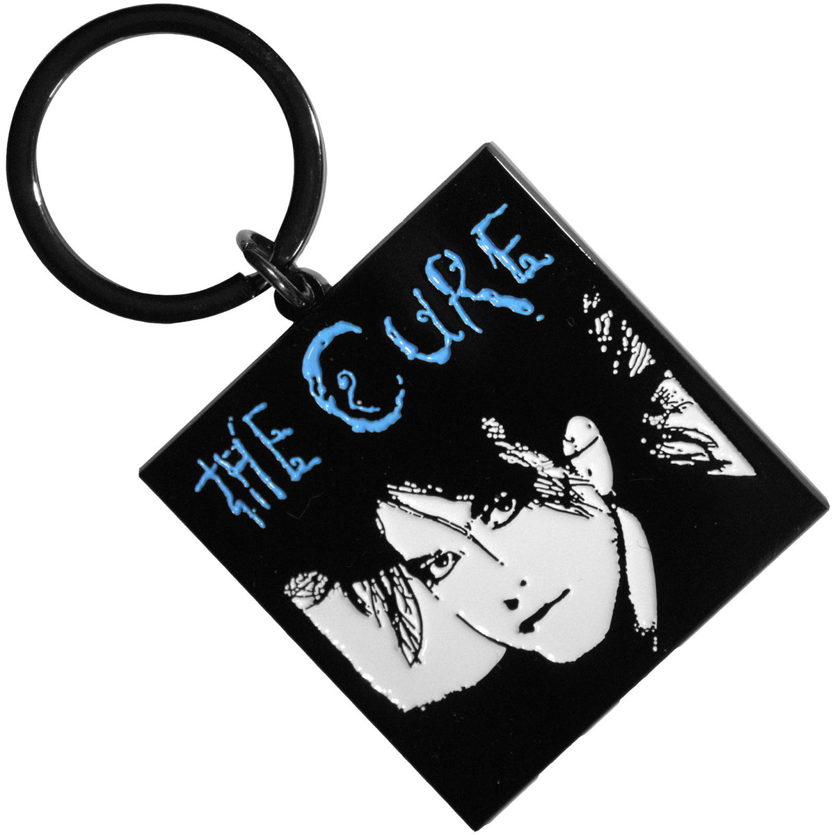 Cure Robert Metal Key Chain Front