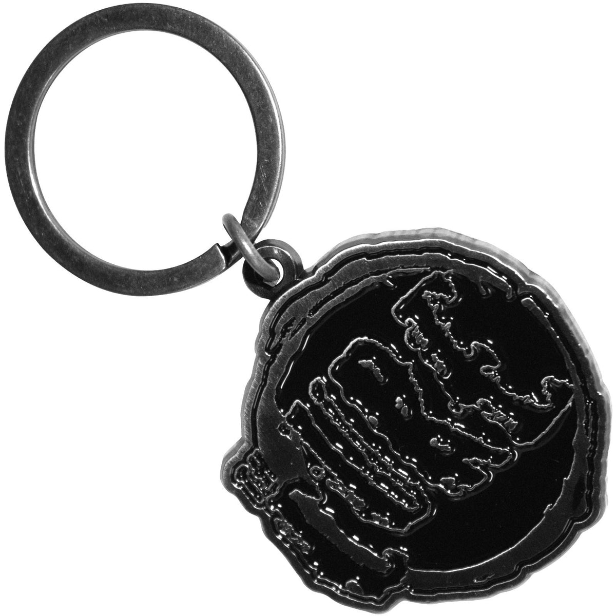 Cure Circle Logo Metal Key Chain Front