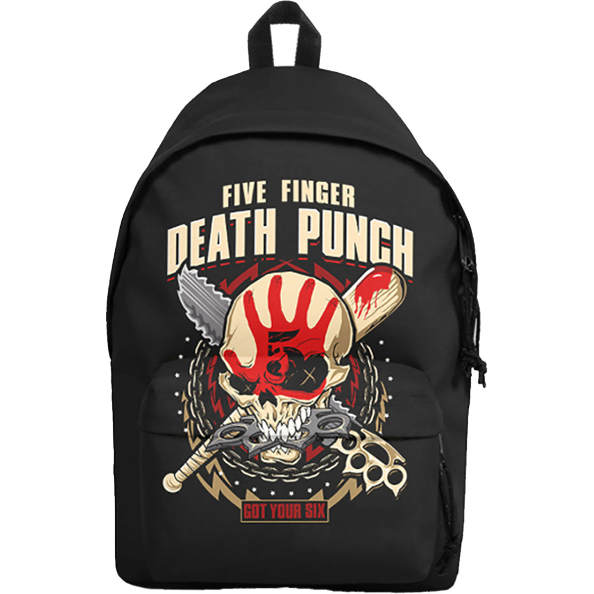 Five Finger Death Punch Got Your Six Backpack Front
