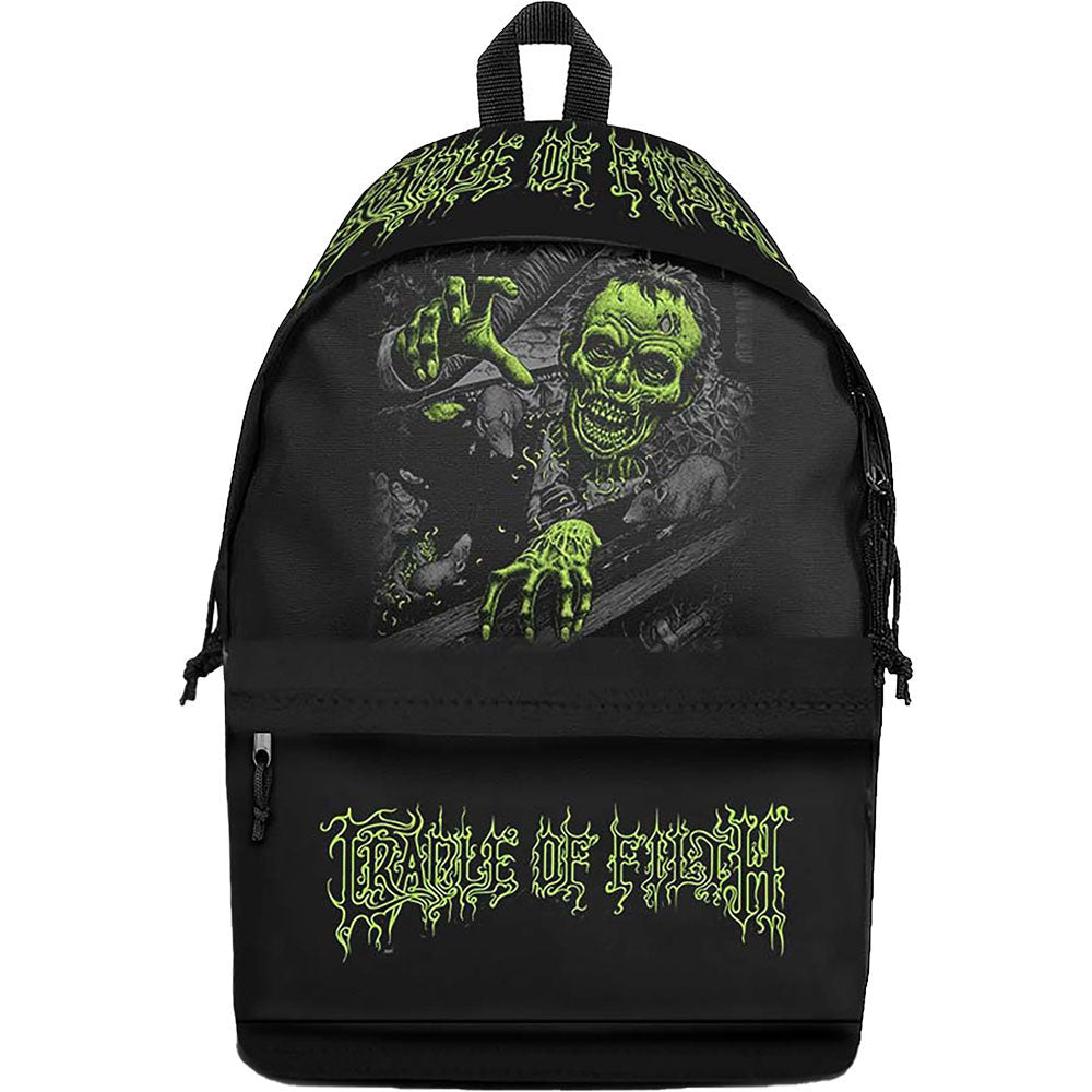 Cradle Of Filth Cartoon Zombies Backpack Front