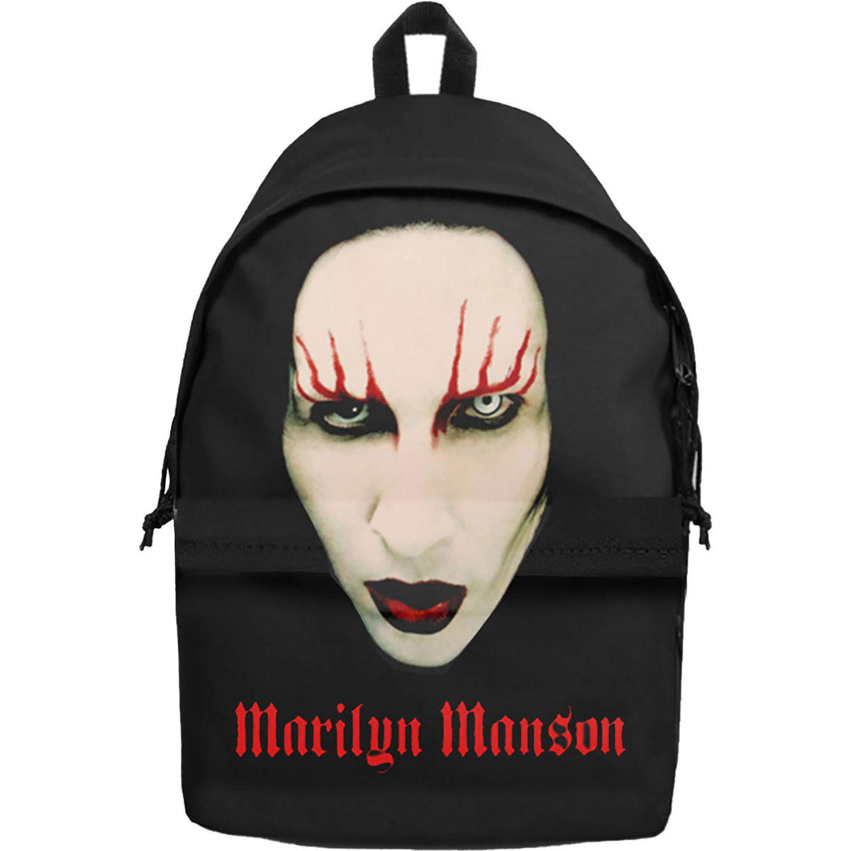Marilyn Manson Red Lips Backpack Front