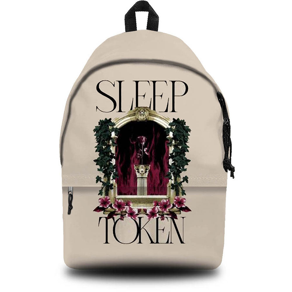 Sleep Token Statue Cream Backpack Front