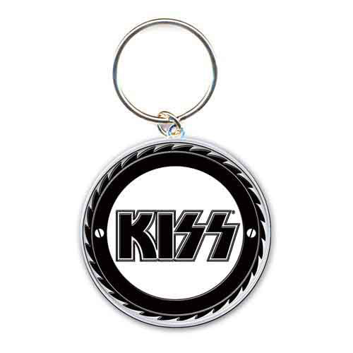 KISS Buzzsaw Metal Key Chain Front