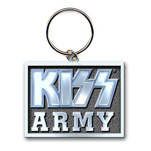 KISS Army Block Metal Key Chain Front