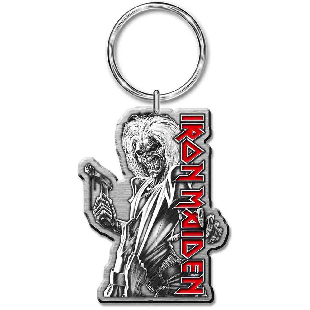 Iron Maiden Killers Metal Key Chain Front