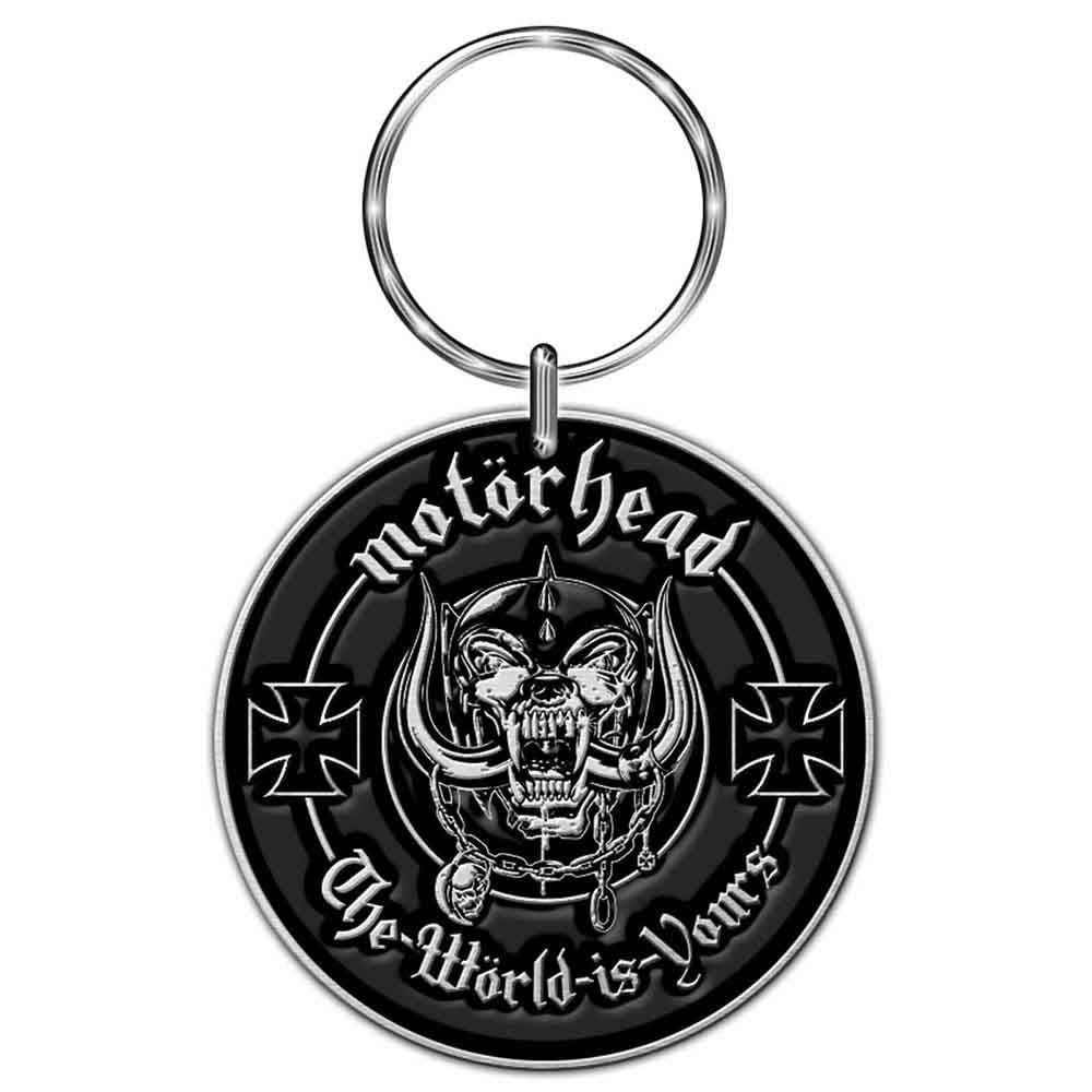 Motorhead The World Is Yours Metal Key Chain Front