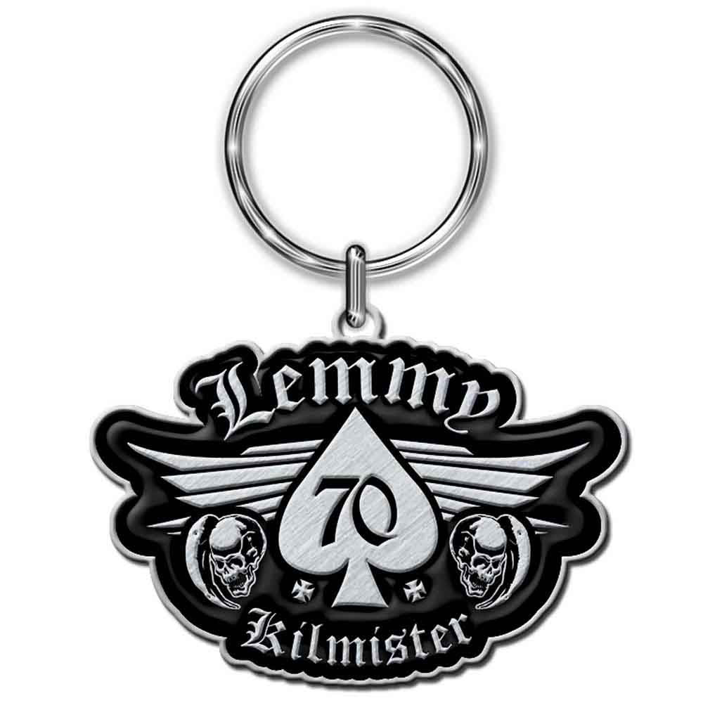 Lemmy 70 Metal Key Chain Front