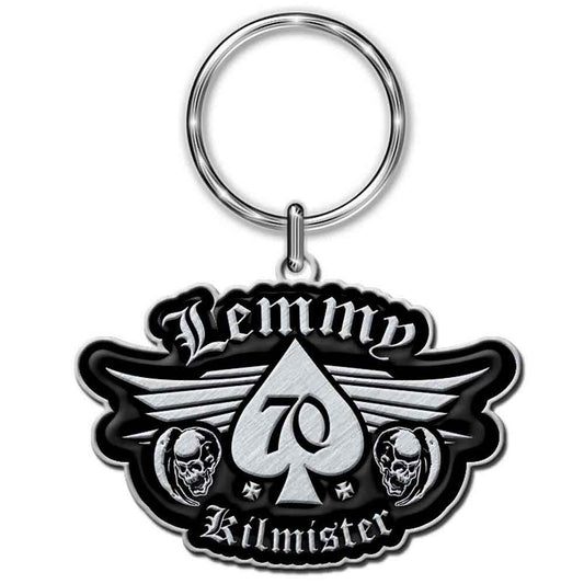Lemmy 70 Metal Key Chain Front