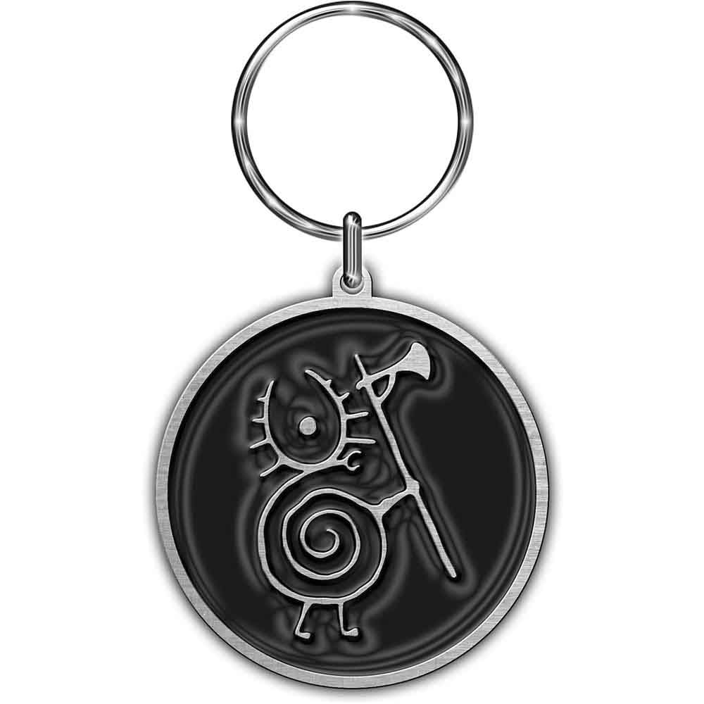 Heilung Warrior Snail Metal Key Chain Front