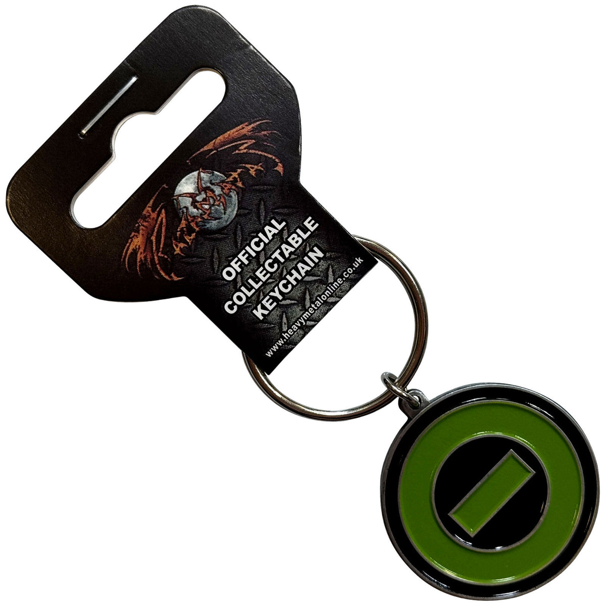 Type O Negative Negative Symbol Metal Key Chain Front