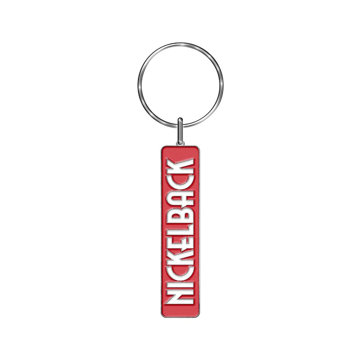 Nickelback Logo Metal Key Chain Front