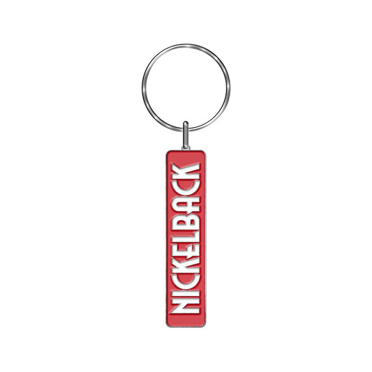 Nickelback Logo Metal Key Chain Front