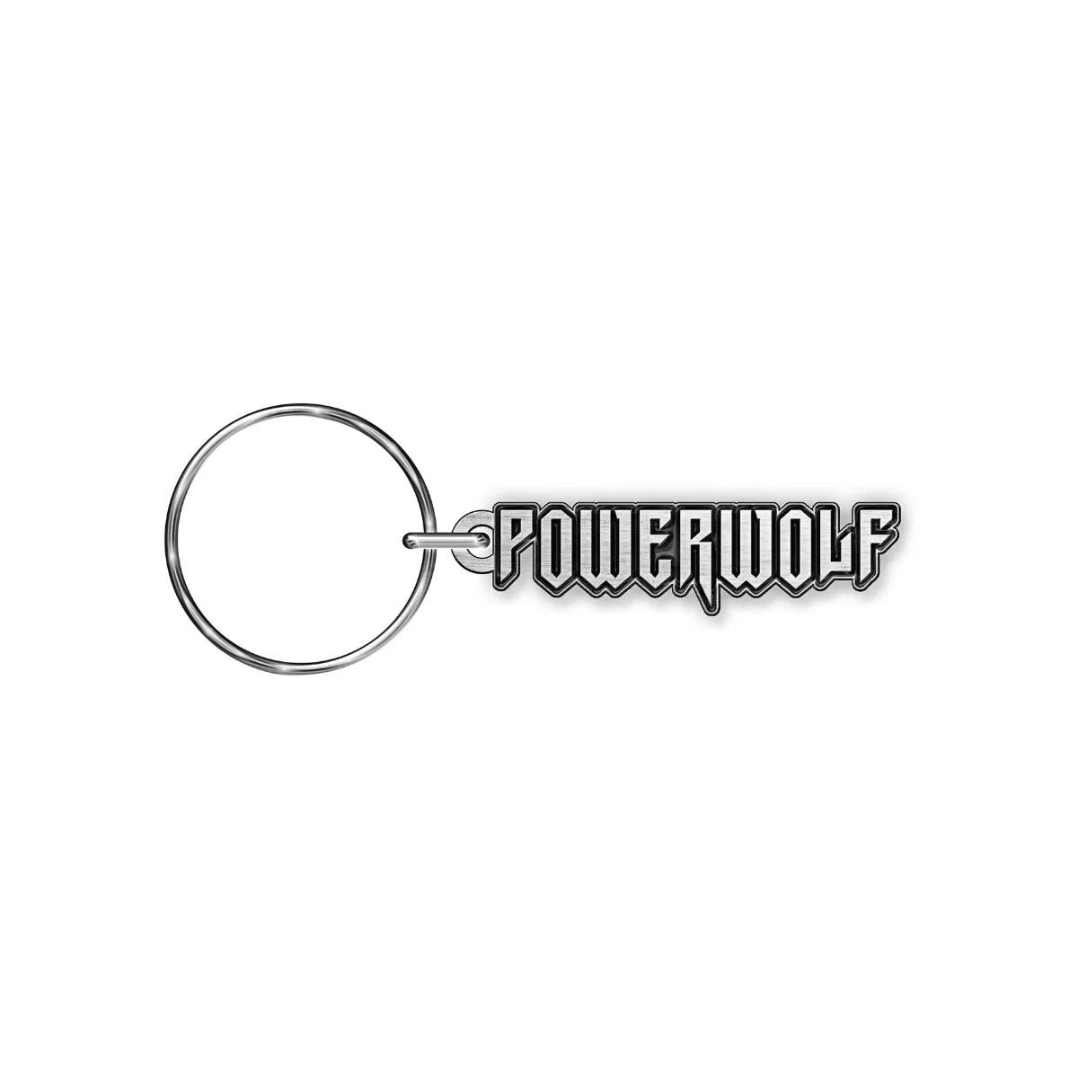 Powerwolf Logo Metal Key Chain Front