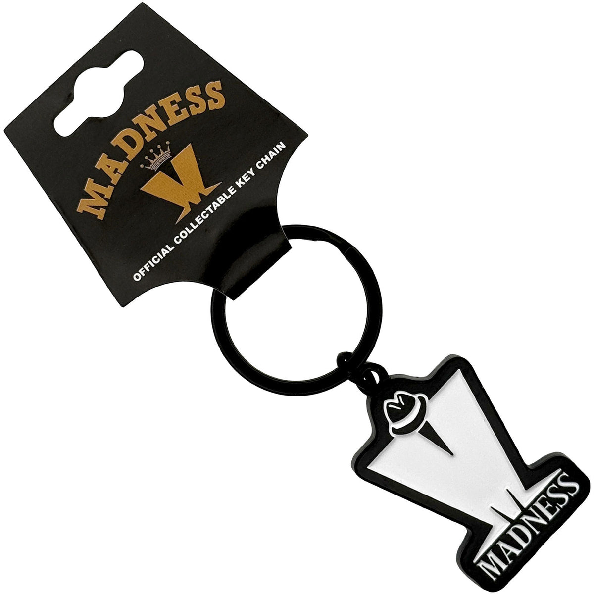 Madness M Logo Metal Key Chain Front