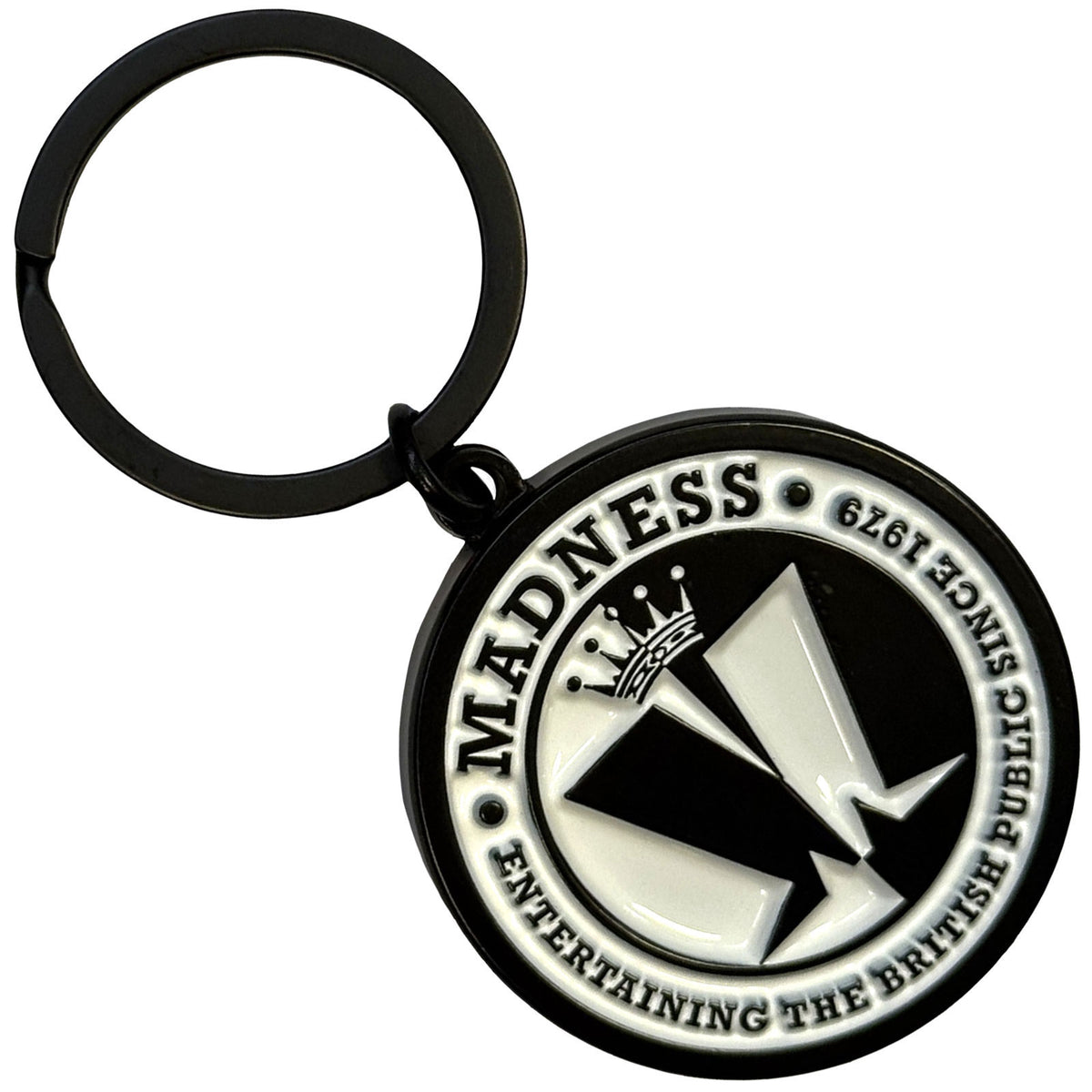 Madness Since 1979 Metal Key Chain Front
