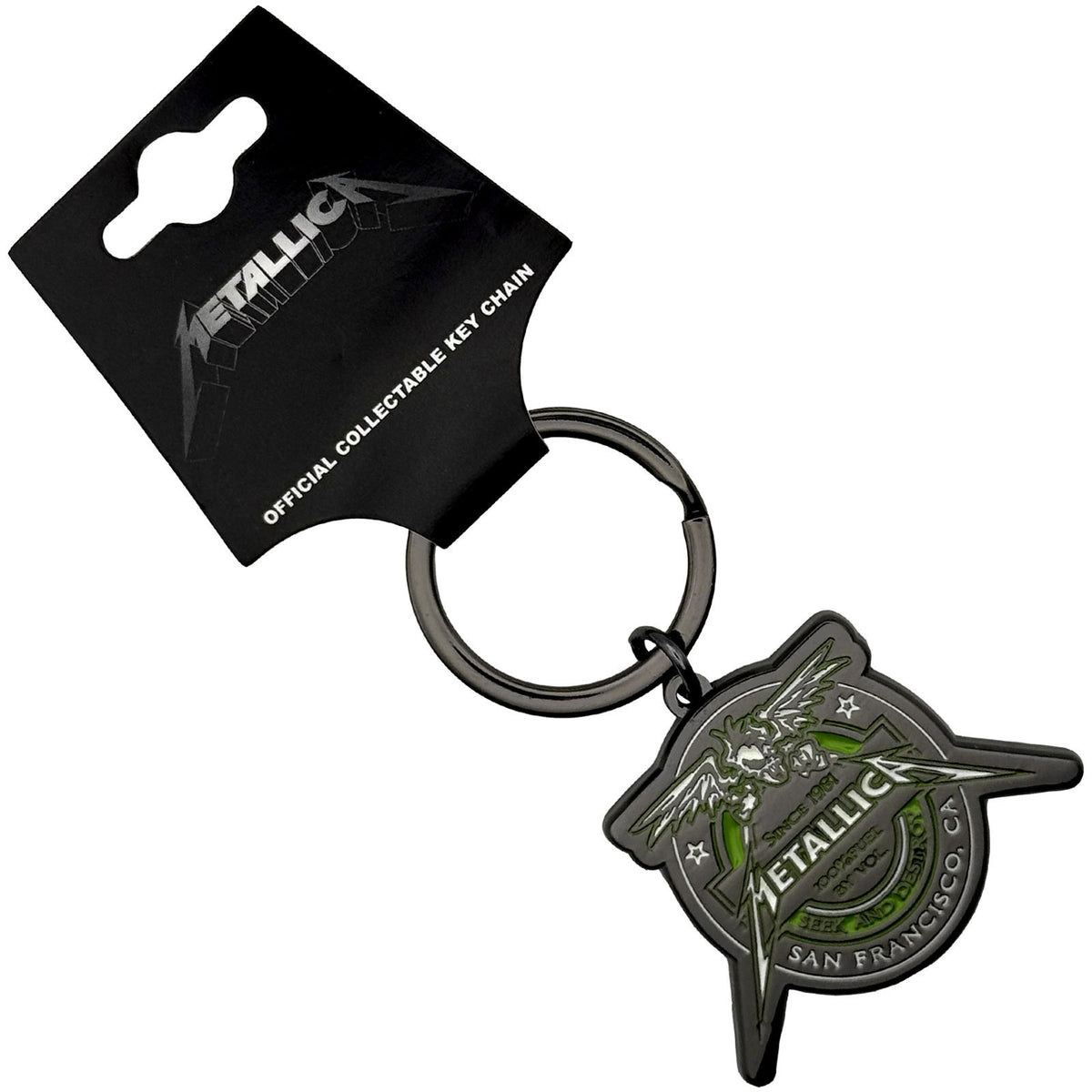 Metallica Fuel Metal Key Chain Front